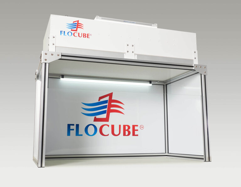 4x2 vertical laminar Flow Hood made by FloCube.