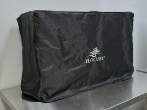 Black FloCube Flow Hood Cover – 3x2ft _ angled photo